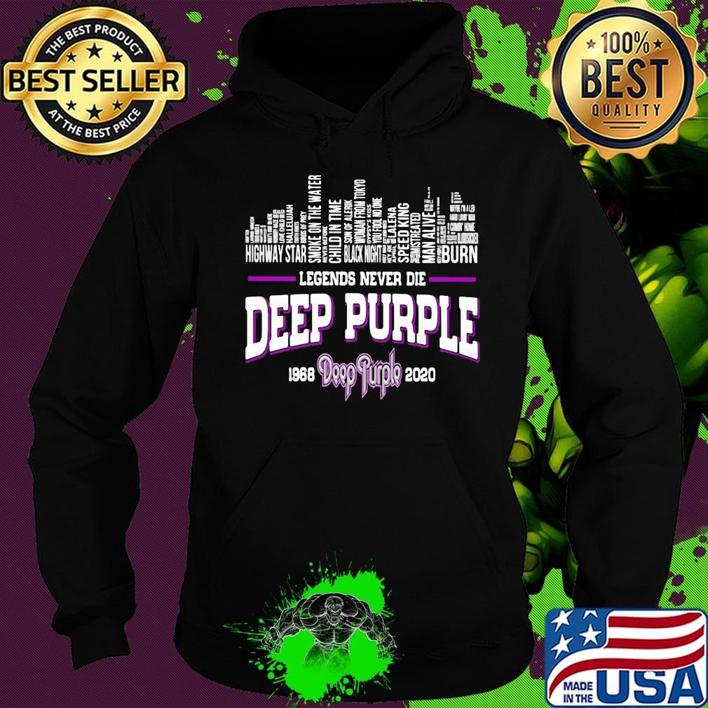 Legends never die deep purple 1968 2020 s Hoodie Legends never die deep purple 1968 2020 s Hoodie