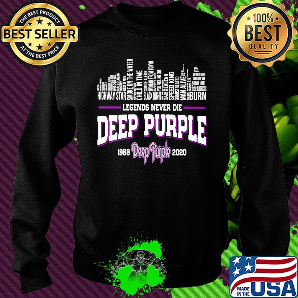 Legends never die deep purple 1968 2020 s Sweater Legends never die deep purple 1968 2020 s Sweater