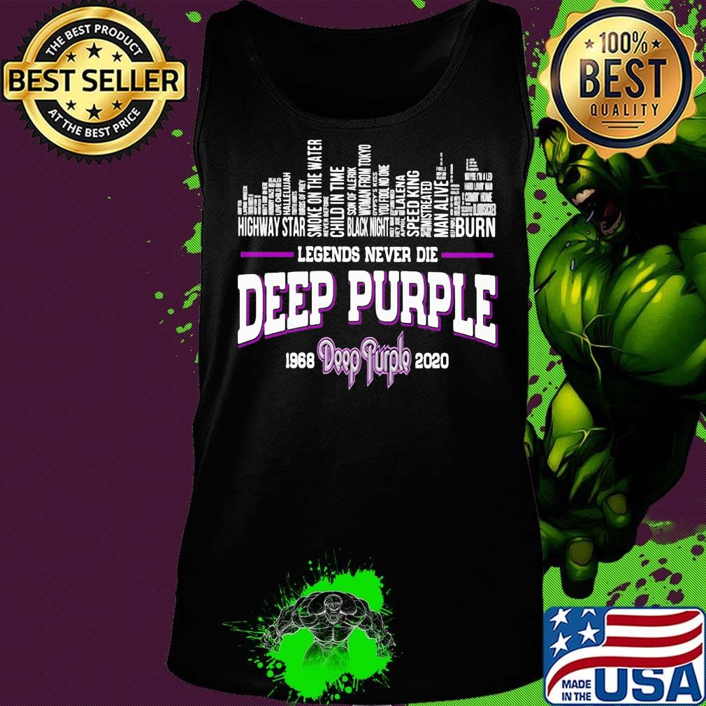 Legends never die deep purple 1968 2020 s Tank top Legends never die deep purple 1968 2020 s Tank top