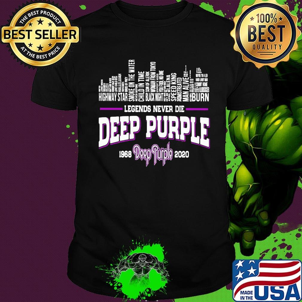 Legends never die deep purple 1968 2020 shirt Legends never die deep purple 1968 2020 shirt