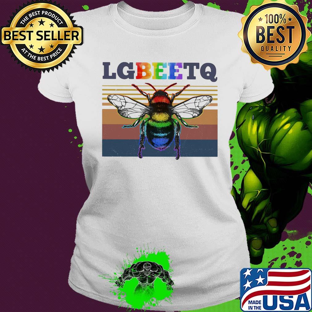 Lgbt bee lgbeetq vintage retro s Ladies tee Lgbt bee lgbeetq vintage retro s Ladies tee
