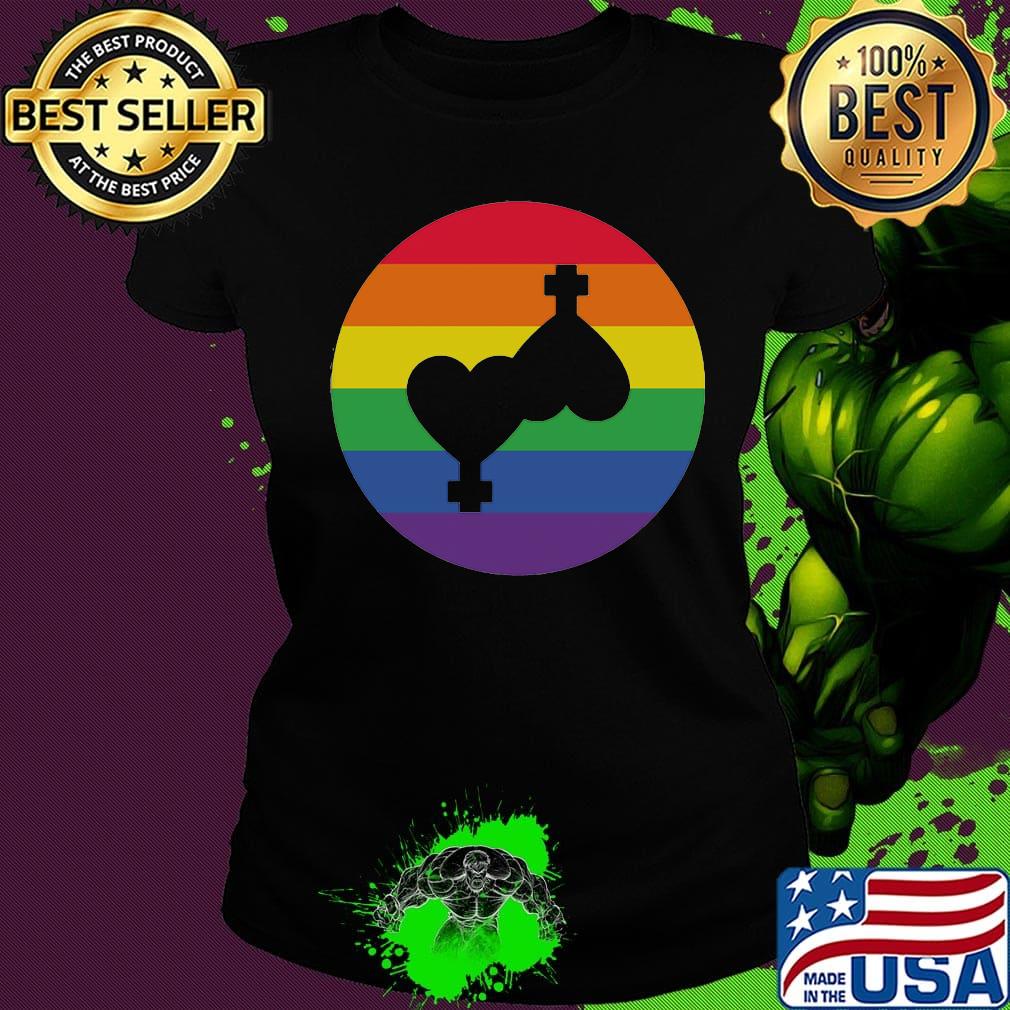 Lgbt gender symbol rainbow s Ladies tee Lgbt gender symbol rainbow s Ladies tee