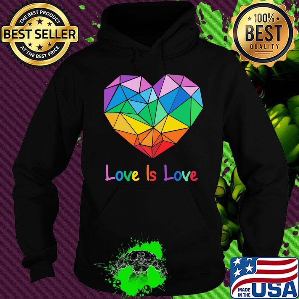 Lgbt love is love heart s Hoodie Lgbt love is love heart s Hoodie