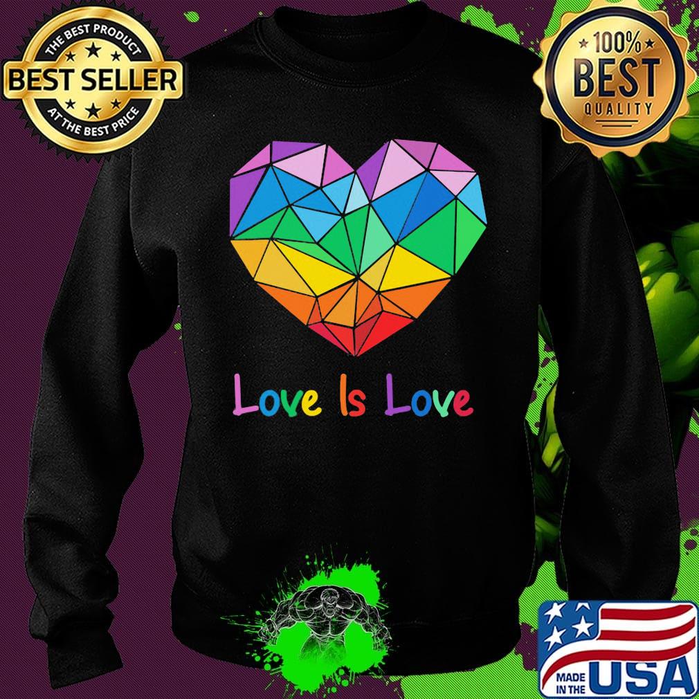 Lgbt love is love heart s Sweater Lgbt love is love heart s Sweater