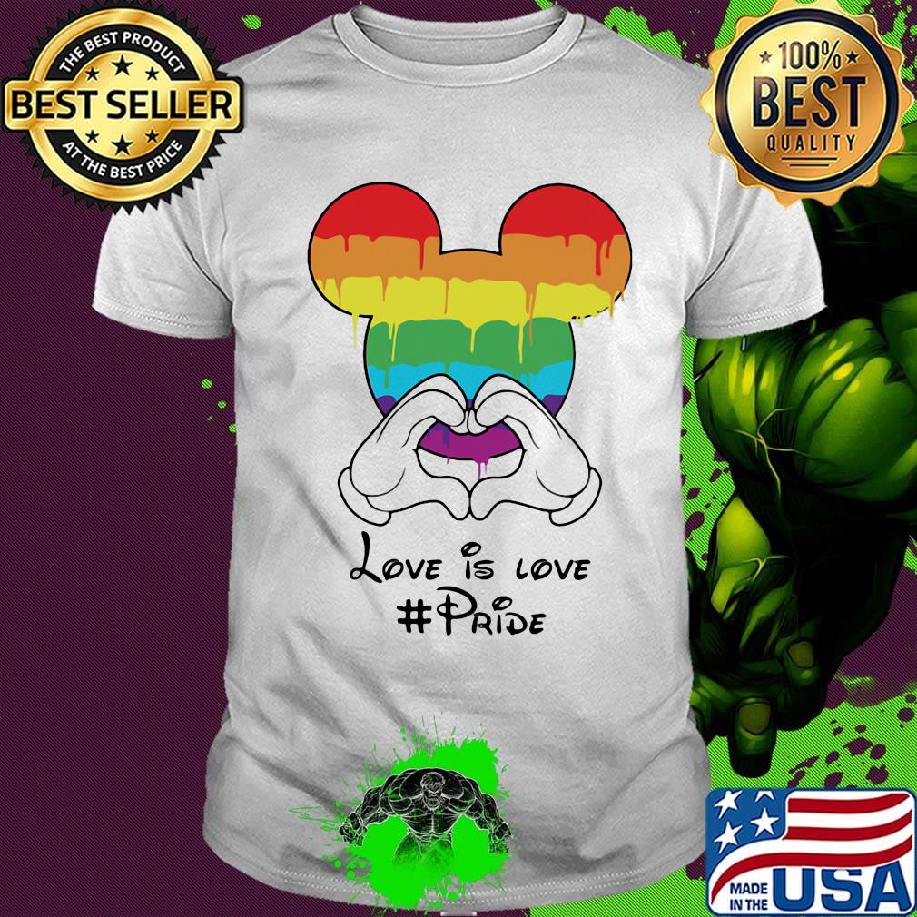Lgbt mickey mouse love is love pride shirt