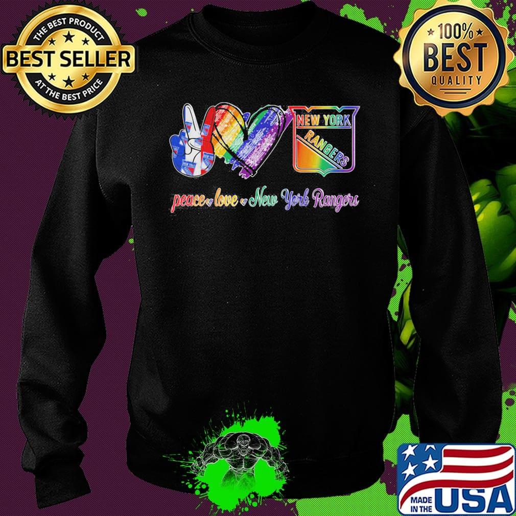 Lgbt peace love new york rangers s Sweater Lgbt peace love new york rangers s Sweater