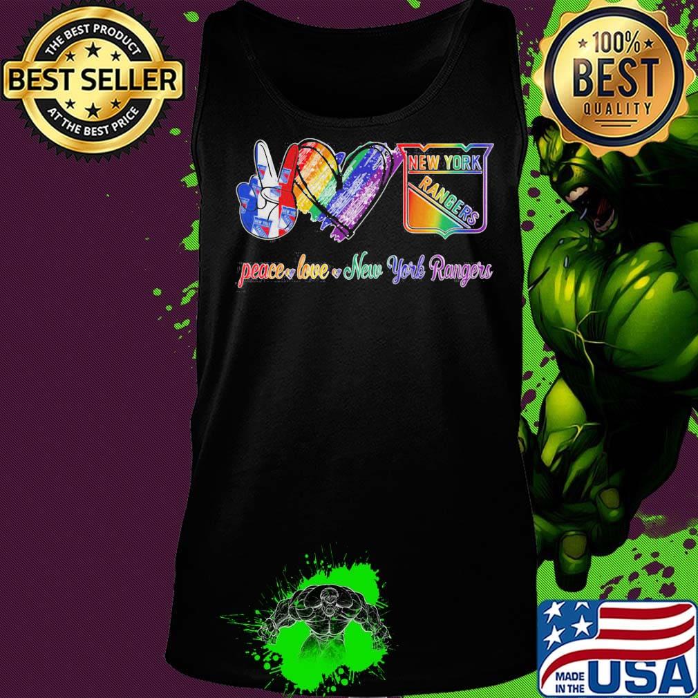 Lgbt peace love new york rangers s Tank top Lgbt peace love new york rangers s Tank top