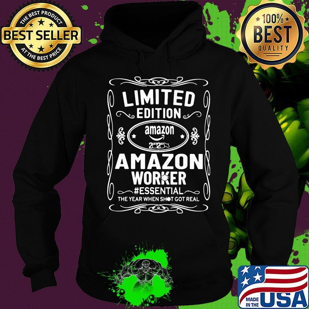 Limited edition amazon worker essential the year when shit got real mask s Hoodie Limited edition amazon worker essential the year when shit got real mask s Hoodie