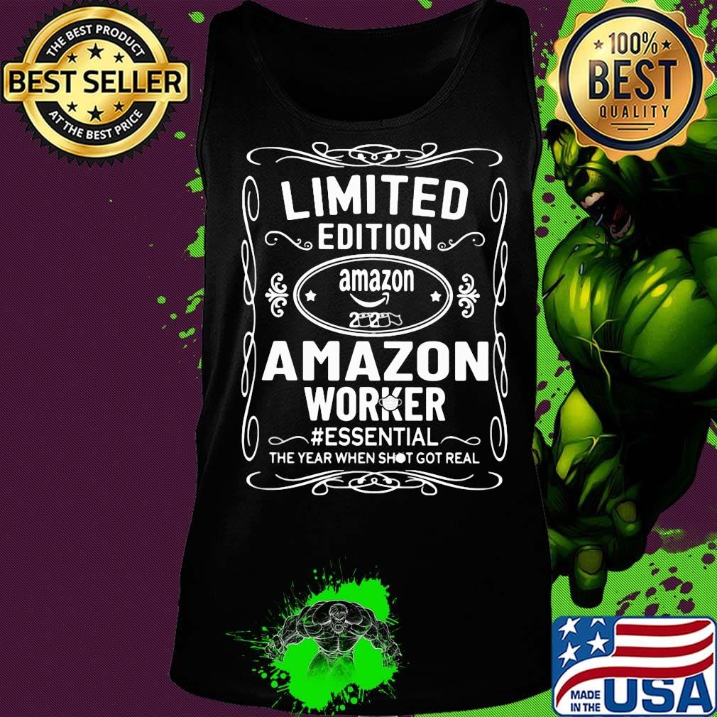 Limited edition amazon worker essential the year when shit got real mask s Tank top Limited edition amazon worker essential the year when shit got real mask s Tank top