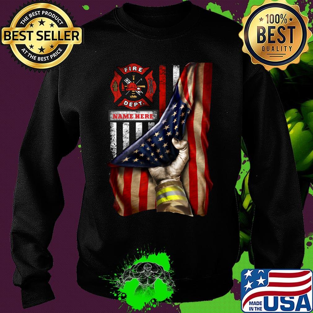 Logo Fire Dept Black Lives Matter American Flag Independence Day Shirt Sweater Logo Fire Dept Black Lives Matter American Flag Independence Day Shirt Sweater