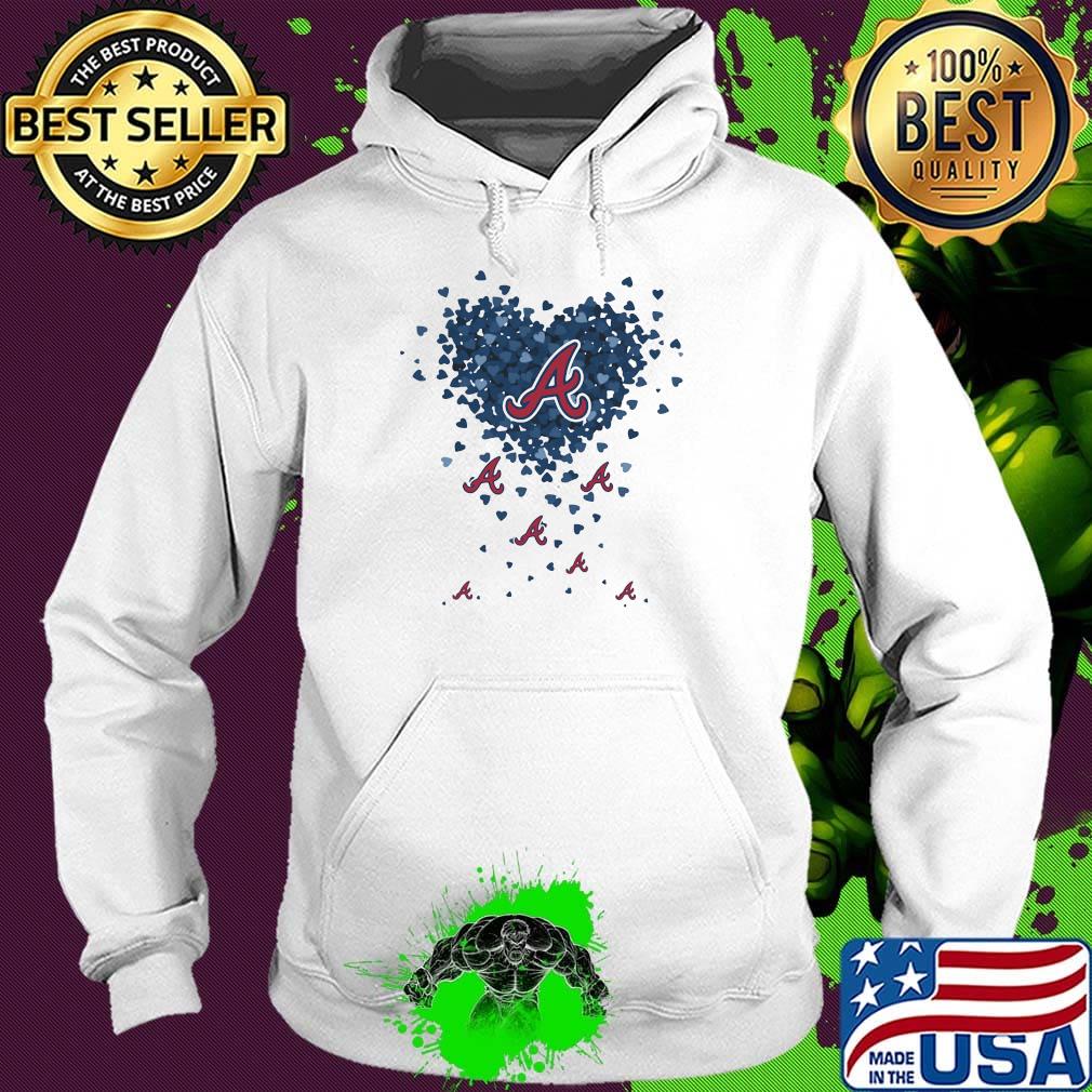 Love atlanta braves baseball logo hearts s Hoodie Love atlanta braves baseball logo hearts s Hoodie