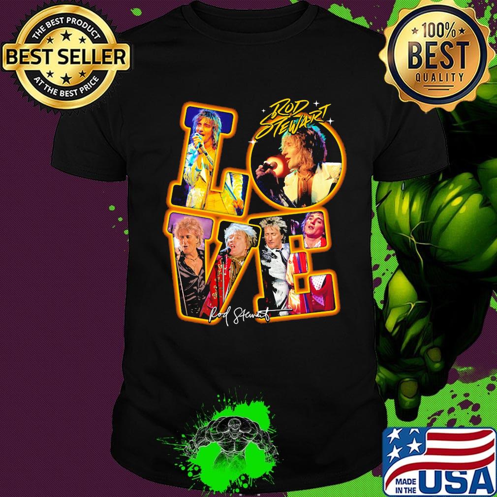 Love bud stewart band members signatures shirt