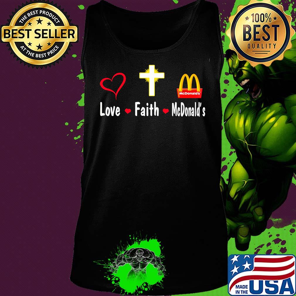 Love faith Mcdonald's logo s Tank top Love faith Mcdonald's logo s Tank top
