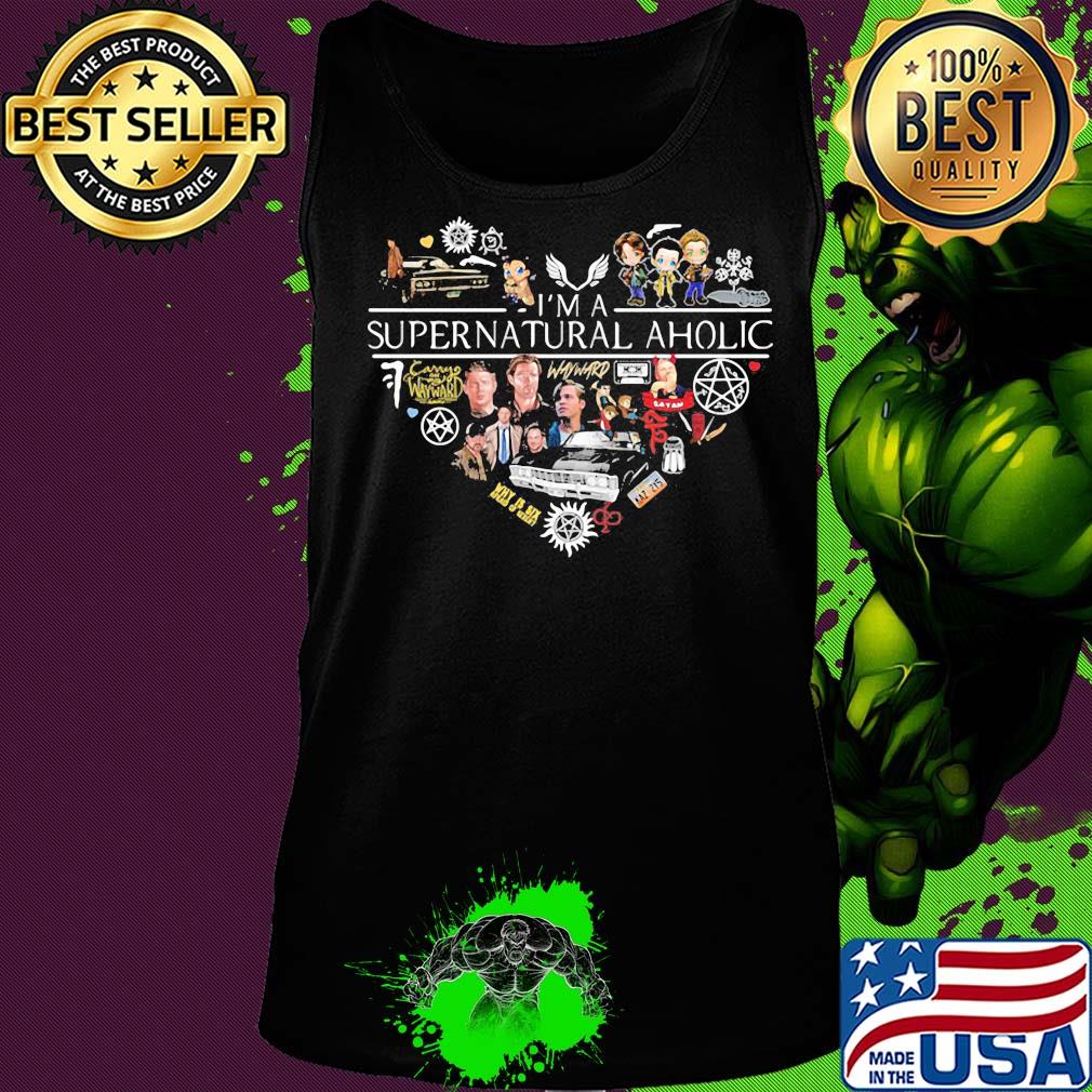 Love I'm a supernatural aholic heart s Tank top Love I'm a supernatural aholic heart s Tank top