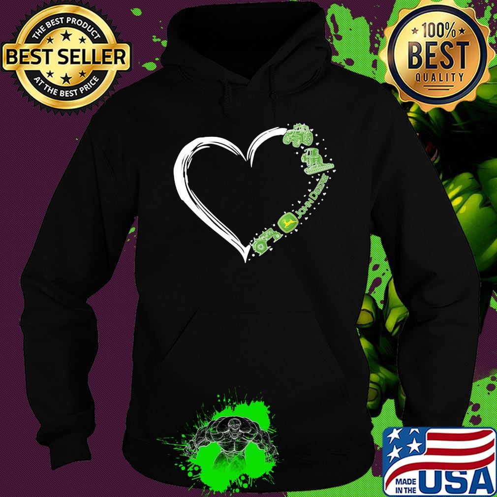 Love john deere logo hearts s Hoodie Love john deere logo hearts s Hoodie