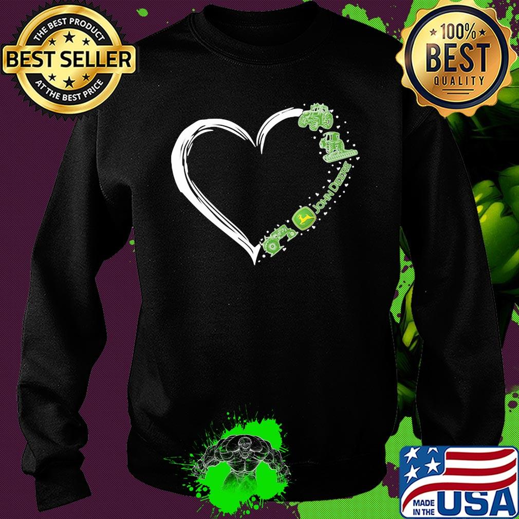 Love john deere logo hearts s Sweater Love john deere logo hearts s Sweater