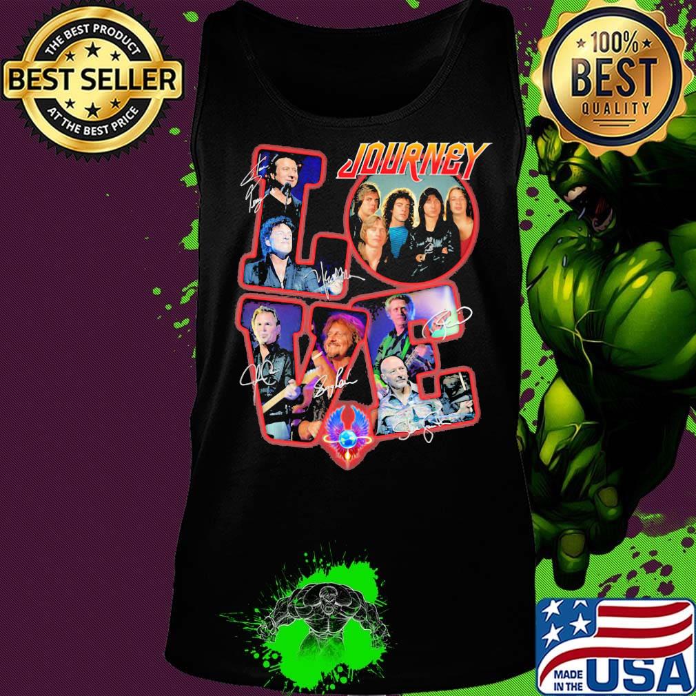 Love journey band members signatures s Tank top Love journey band members signatures s Tank top