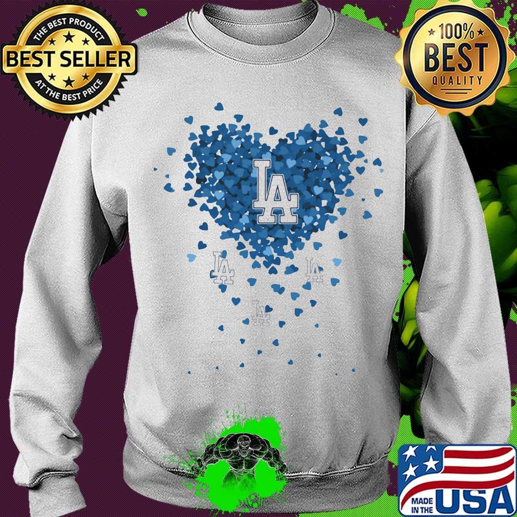 Love los angeles dodgers baseball logo hearts s Sweater Love los angeles dodgers baseball logo hearts s Sweater