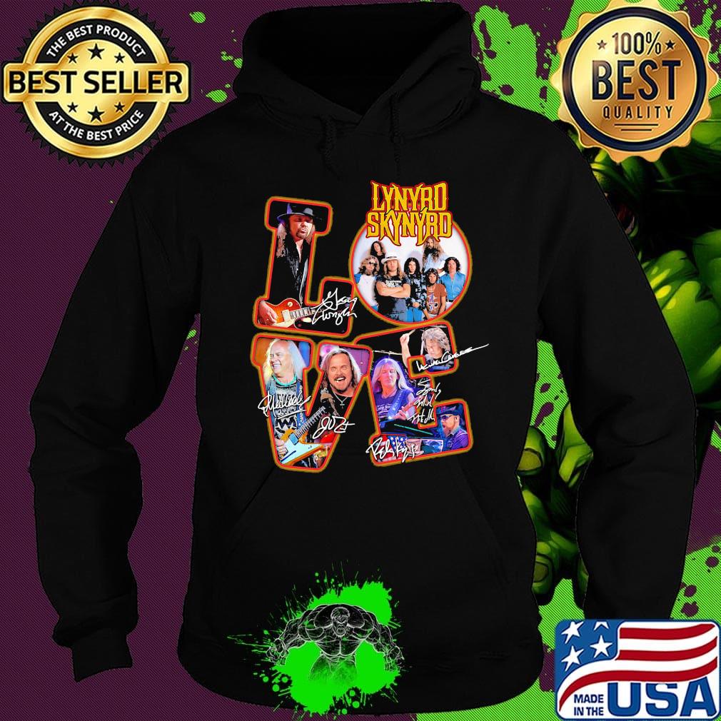 Love lynyrd skynyrd band member signatures s Hoodie Love lynyrd skynyrd band member signatures s Hoodie