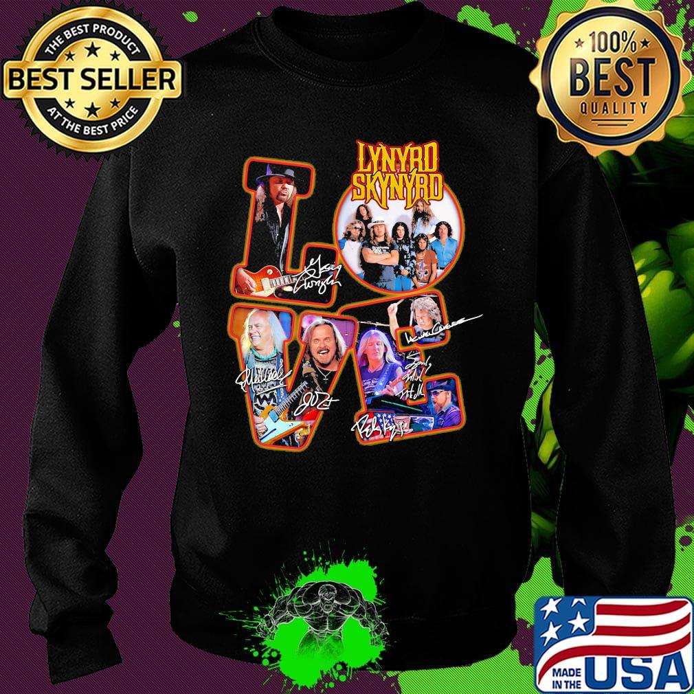 Love lynyrd skynyrd band member signatures s Sweater Love lynyrd skynyrd band member signatures s Sweater