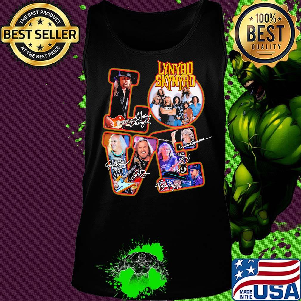 Love lynyrd skynyrd band member signatures s Tank top Love lynyrd skynyrd band member signatures s Tank top