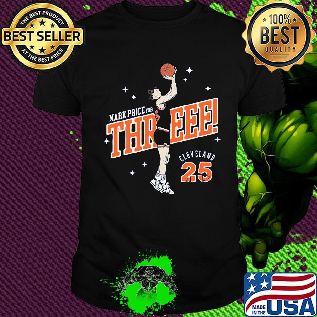 Mark price for three cleveland cavaliers 25 shirt