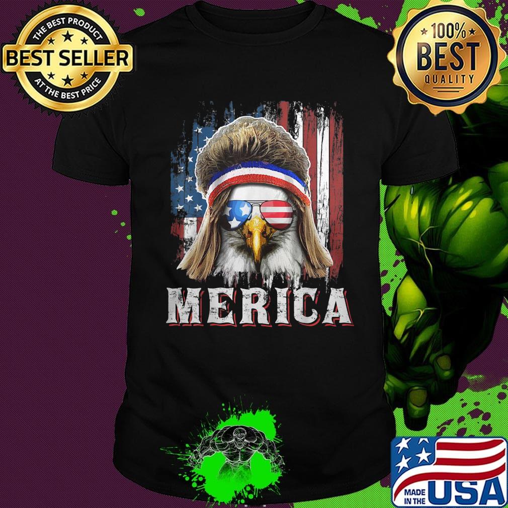 Merica Owl American Flag Independence Day Shirt