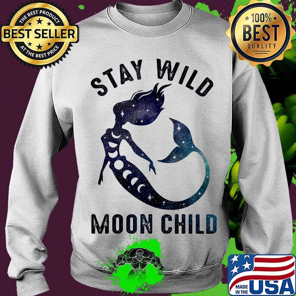 Mermaid stay wild moon child s Sweater Mermaid stay wild moon child s Sweater