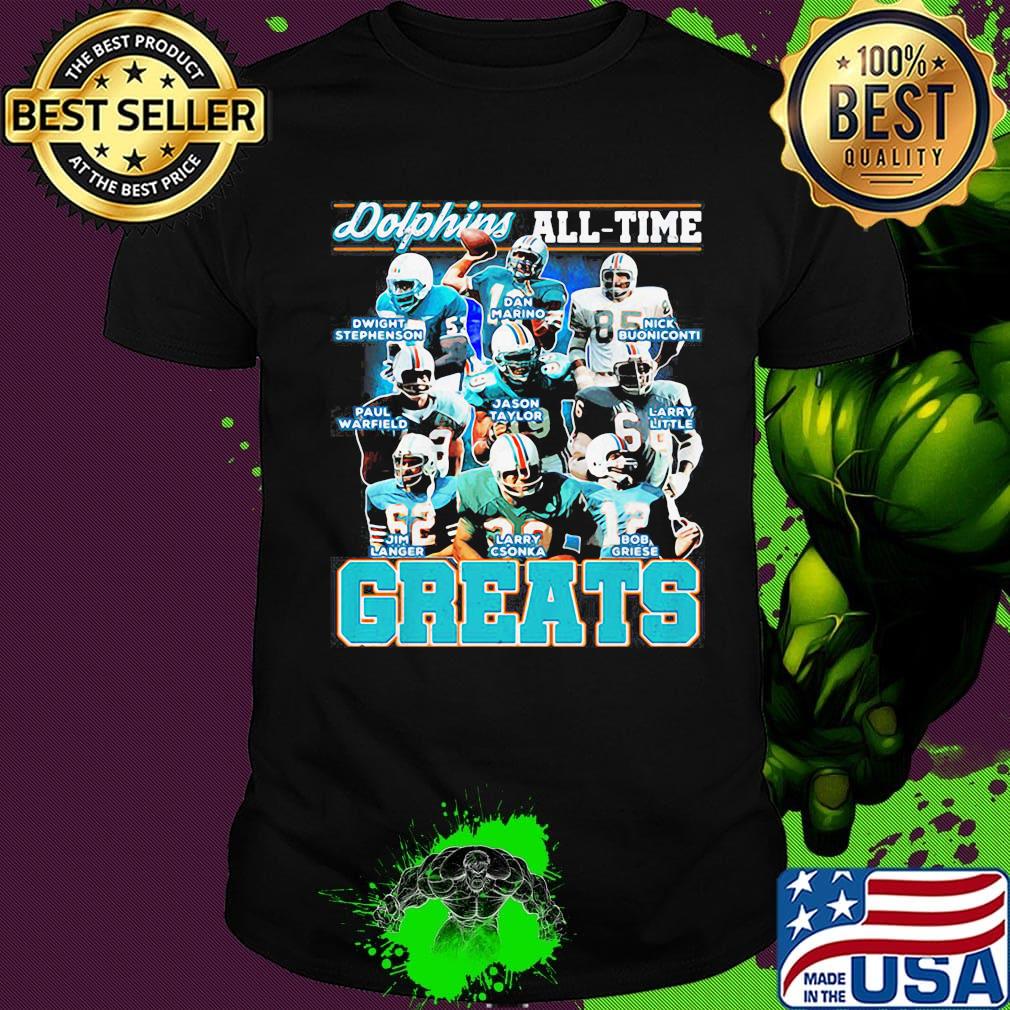 Miami dolphins all-time greats shirt