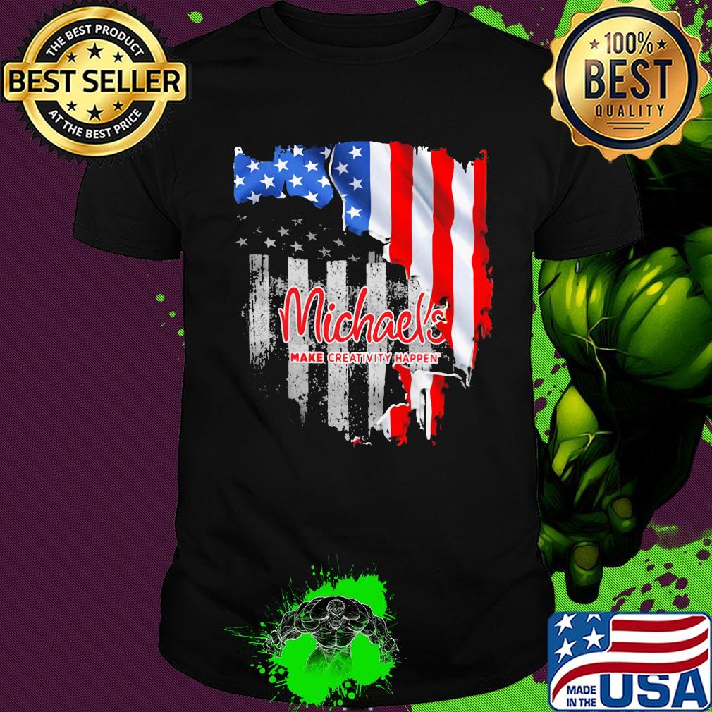 Michaels make creativity happen american flag independence day shirt