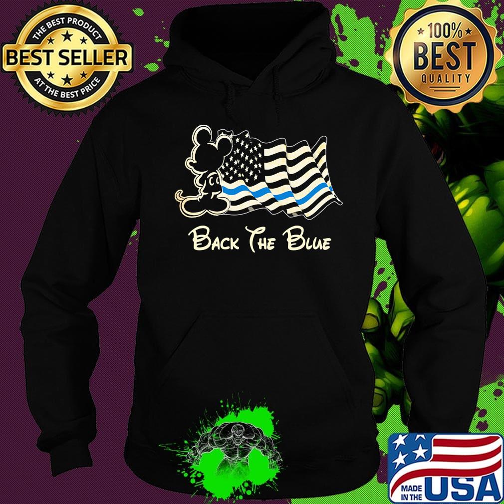 Mickey mouse back the blue american flag happy independence day s Hoodie Mickey mouse back the blue american flag happy independence day s Hoodie
