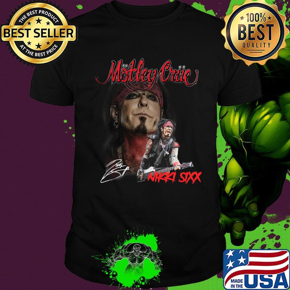Motley Crue Nikki sixx signature shirt