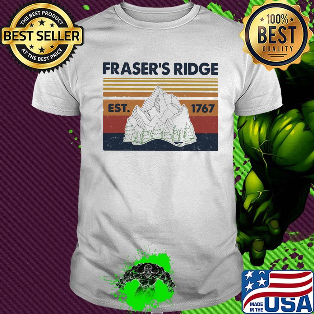 Mountain fraser's ridge est 1767 vintage retro shirt
