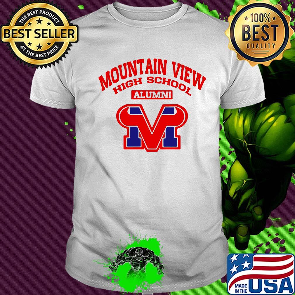 Mountain view high school alumni logo shirt