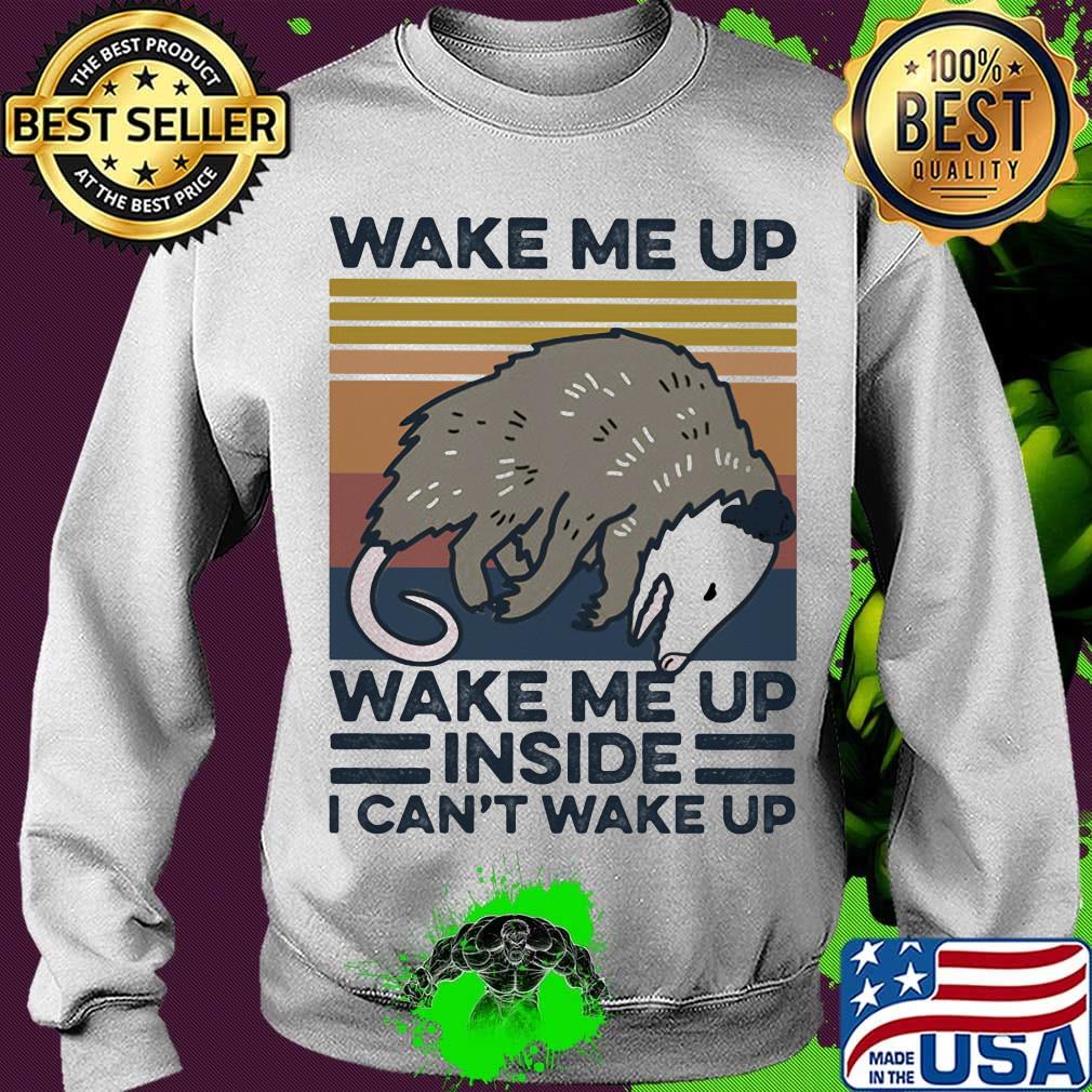 Mouse wake me up wake me up inside I can't wake up vintage retro s Sweater Mouse wake me up wake me up inside I can't wake up vintage retro s Sweater