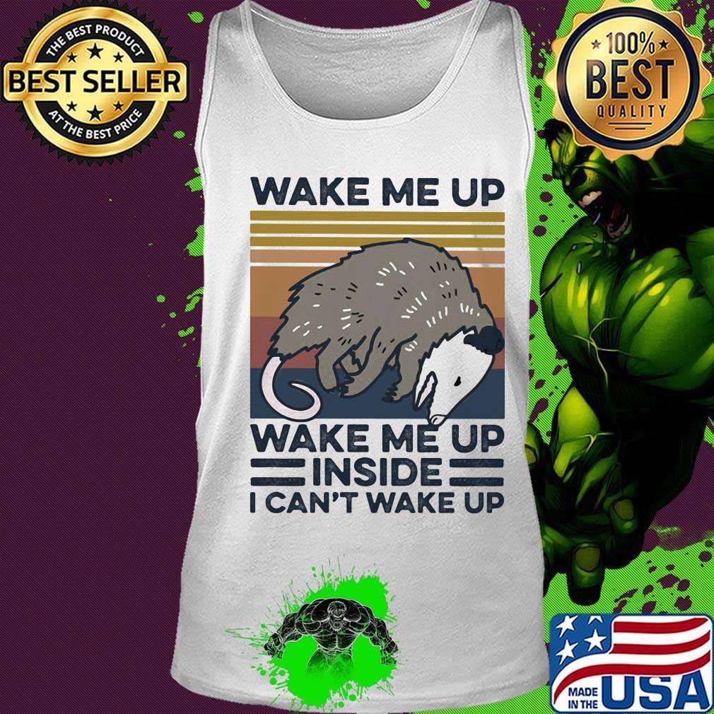 Mouse wake me up wake me up inside I can't wake up vintage retro s Tank top Mouse wake me up wake me up inside I can't wake up vintage retro s Tank top
