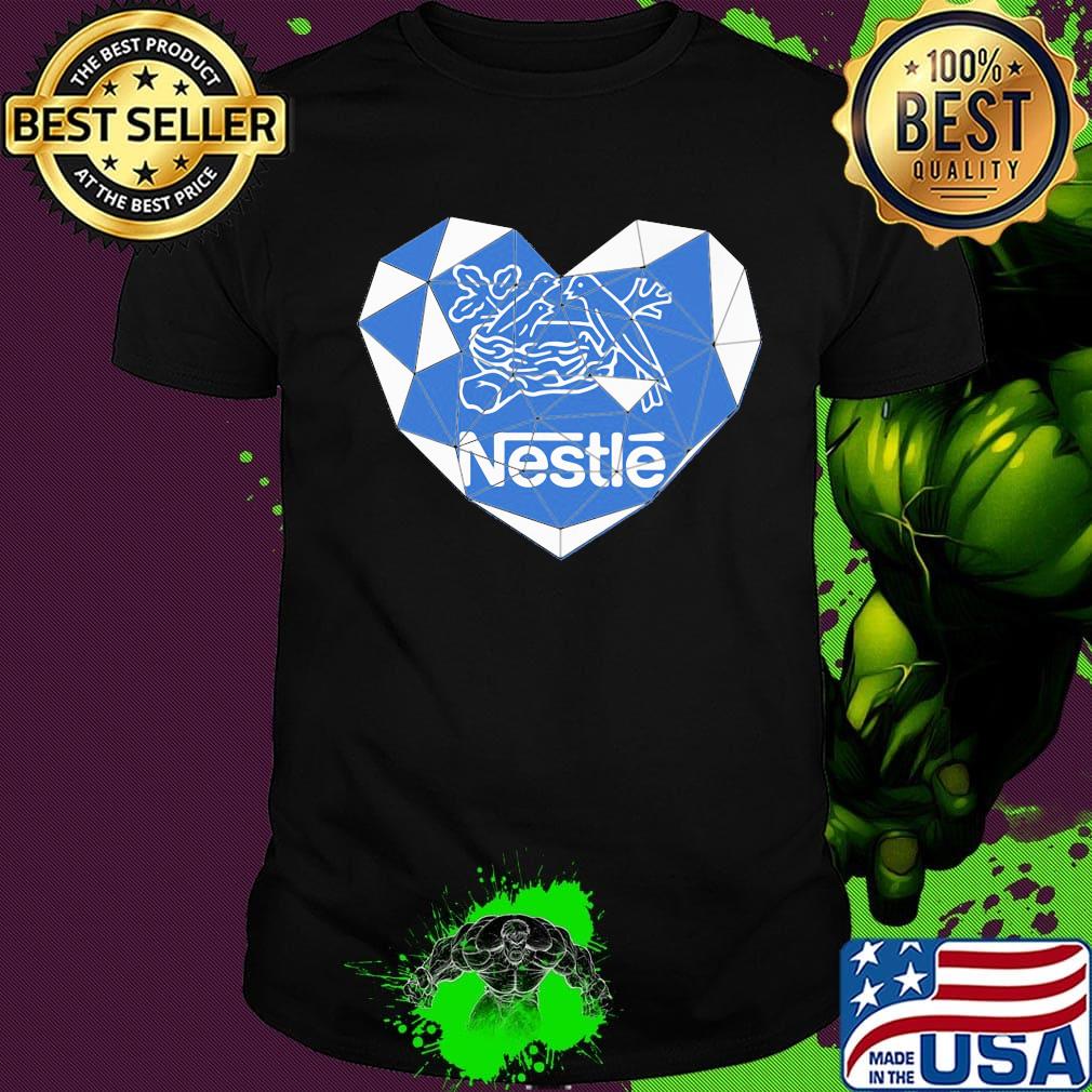 Nestle logo heart diamond shirt