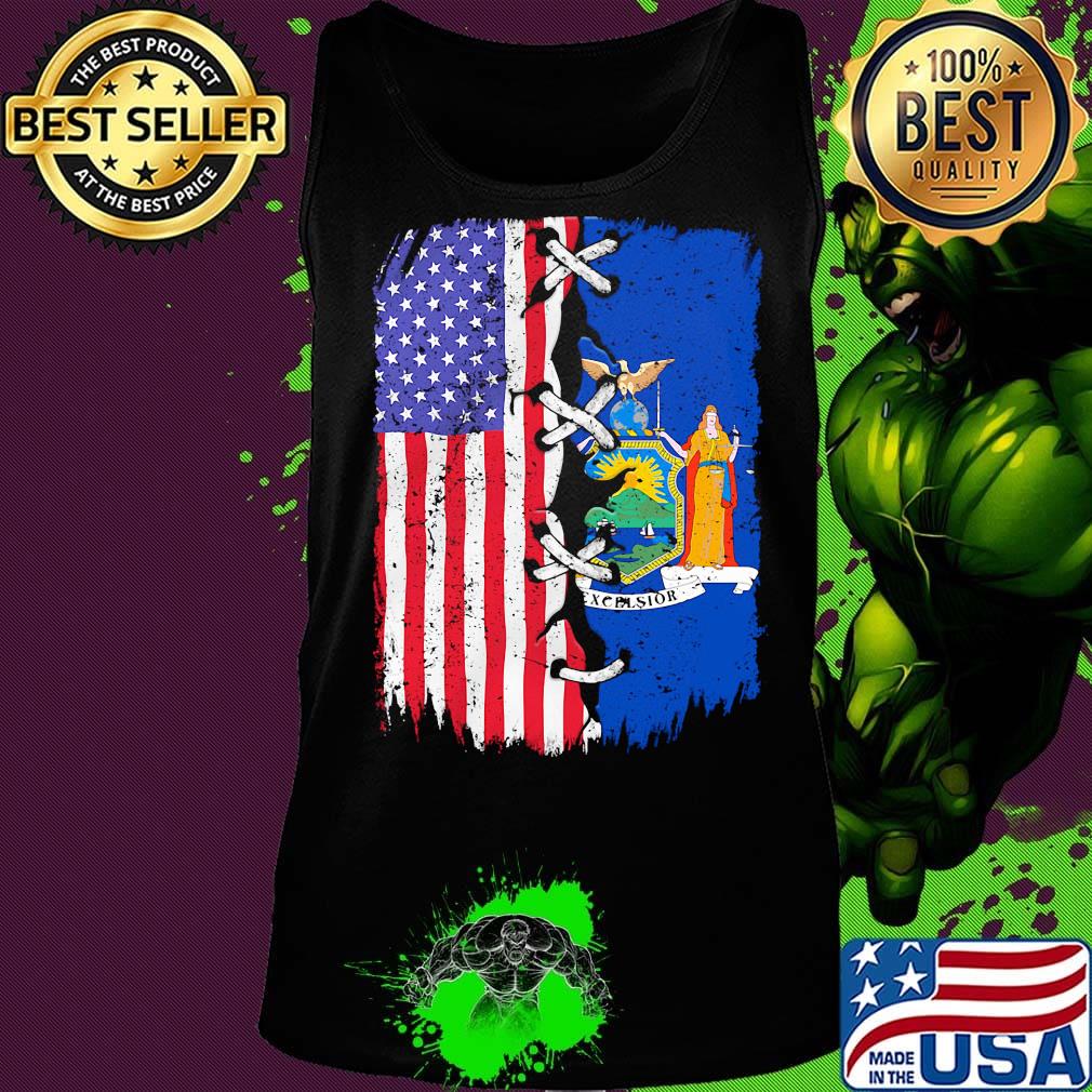 New York and American flag independence day s Tank top New York and American flag independence day s Tank top