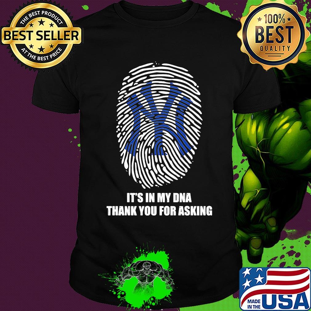 New york giants baseball it's in my dna thank you for asking shirt New york giants baseball it's in my dna thank you for asking shirt