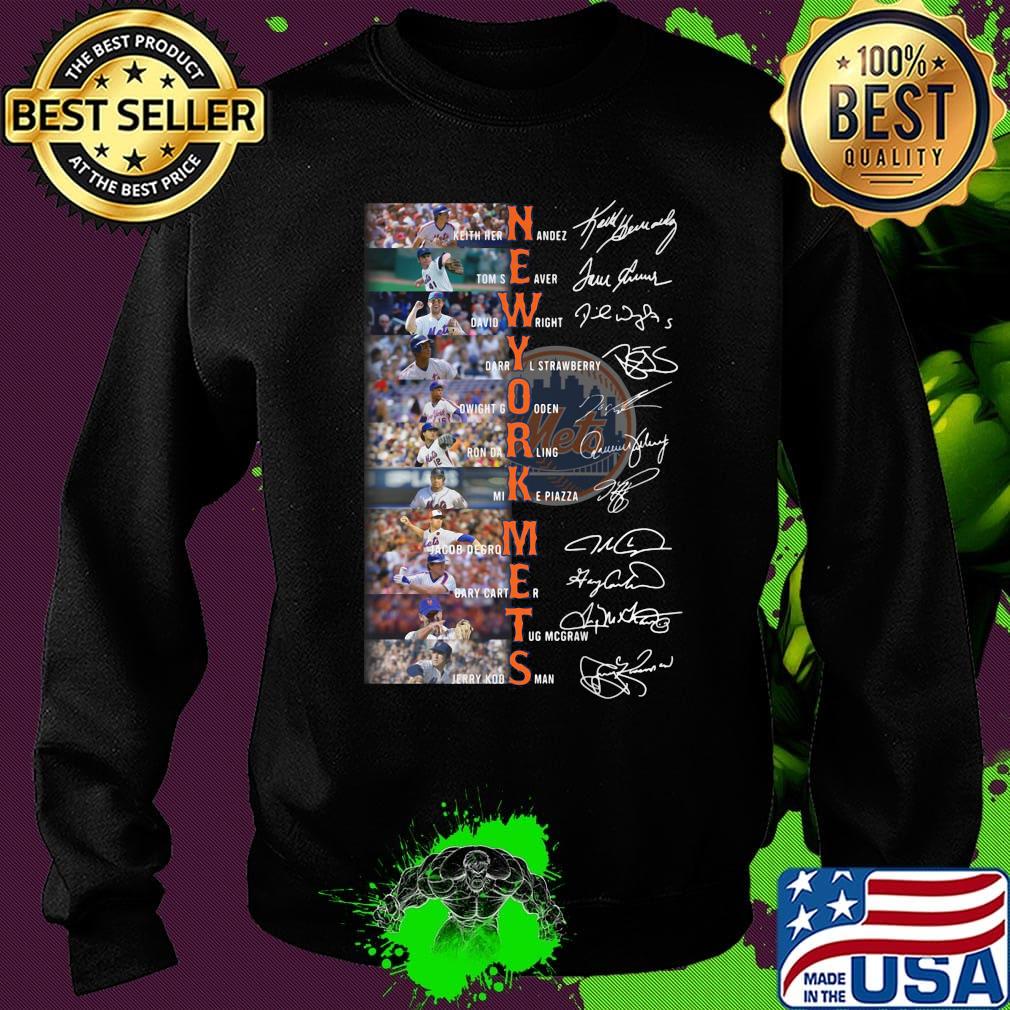 New york mets football team players signatures s Sweater New york mets football team players signatures s Sweater