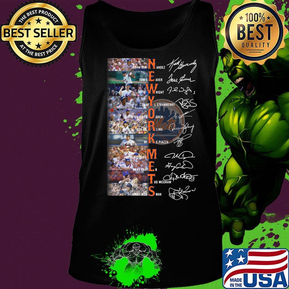 New york mets football team players signatures s Tank top New york mets football team players signatures s Tank top