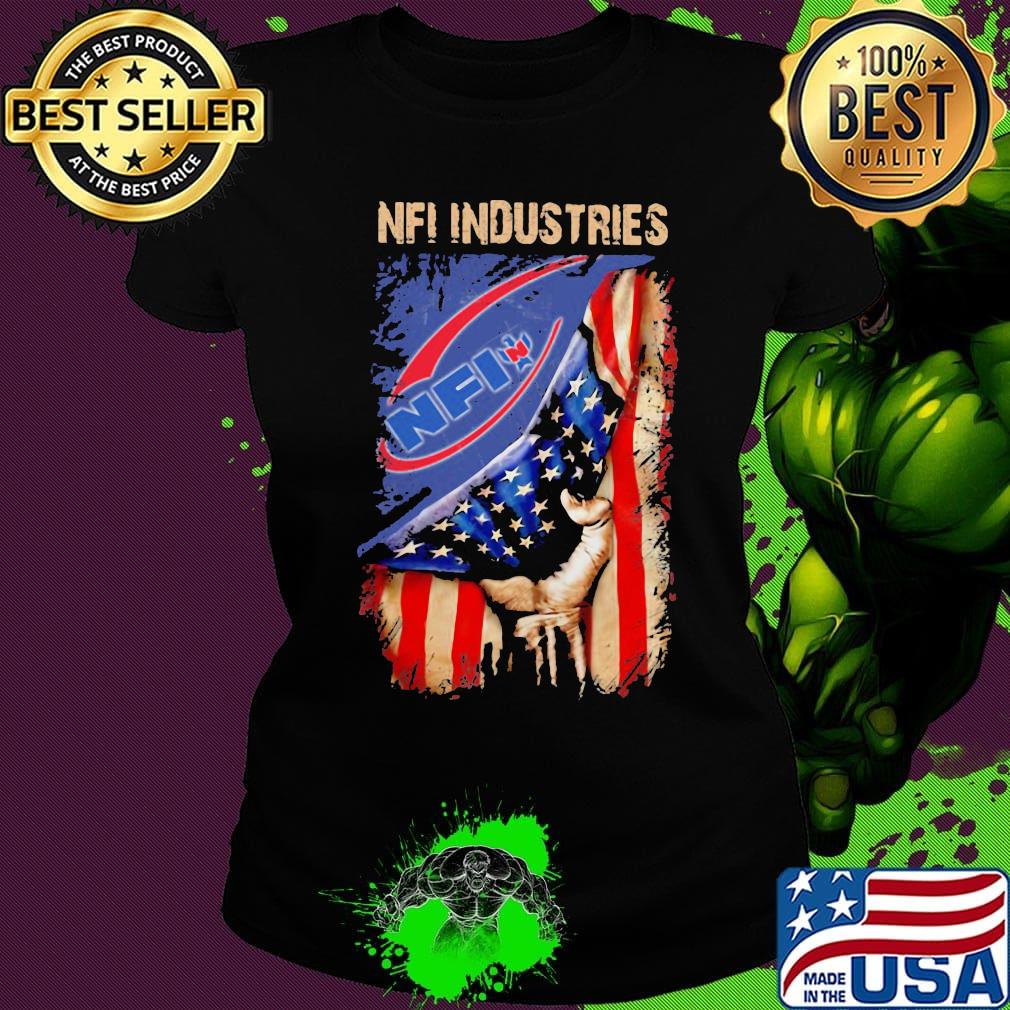 Nfi industries american flag independence day s Ladies tee Nfi industries american flag independence day s Ladies tee