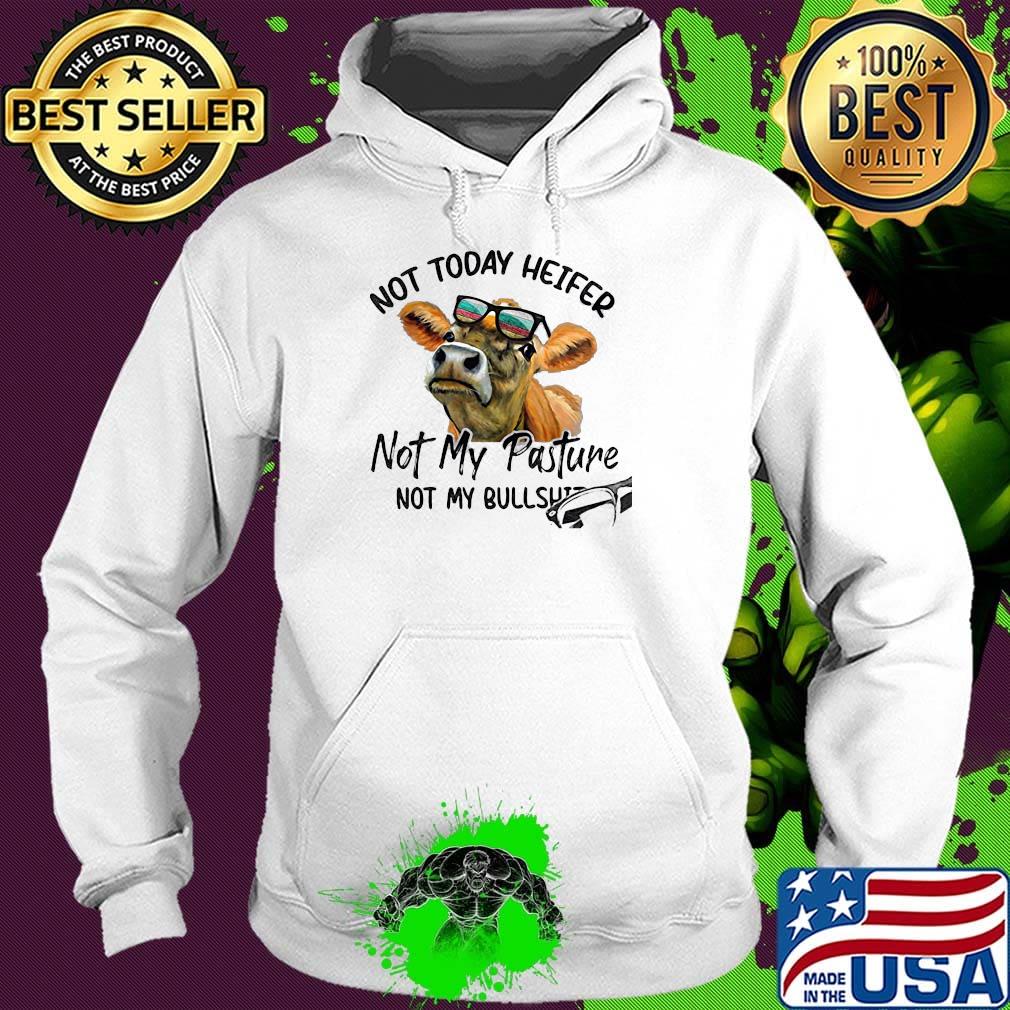 Not today heifer not my pasture not my bullshit cow s Hoodie Not today heifer not my pasture not my bullshit cow s Hoodie