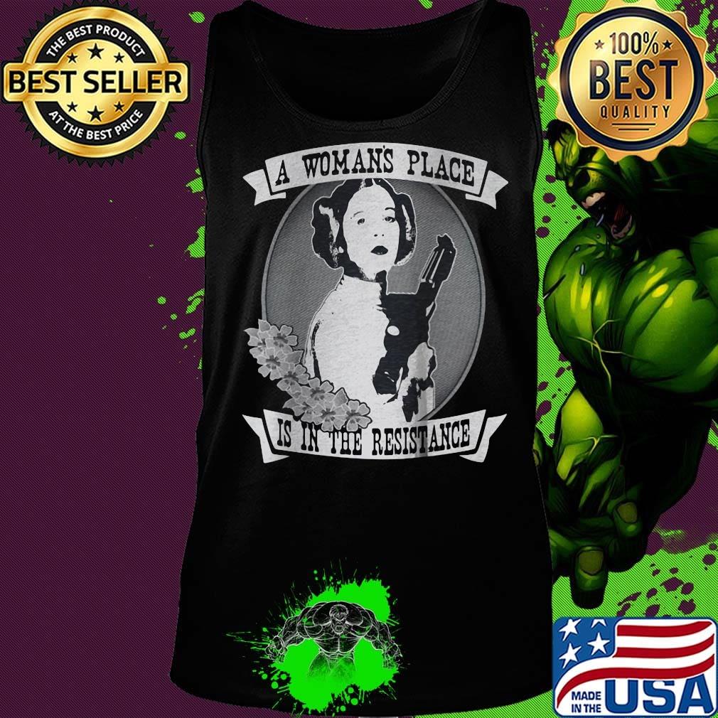 Official A womans place is in the resistance s Tank top Official A womans place is in the resistance s Tank top