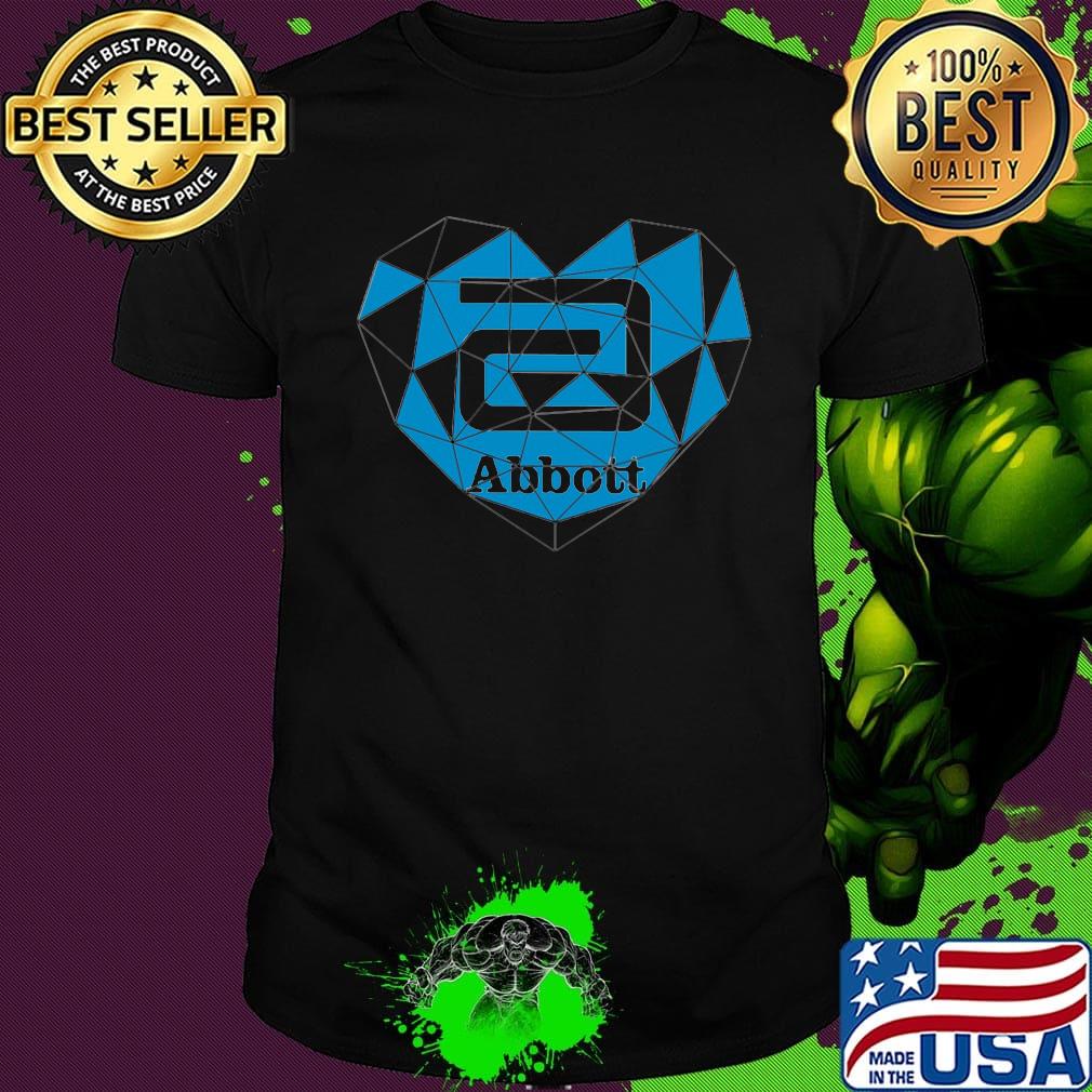 Official abbott logo heart shirtOfficial abbott logo heart shirt