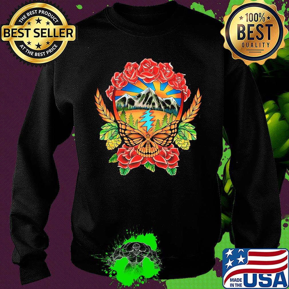 Official Butterfly skull flower s Sweater Official Butterfly skull flower s Sweater