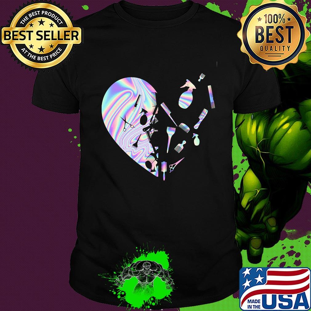 Official Hair stylist heart shirt Official Hair stylist heart shirt