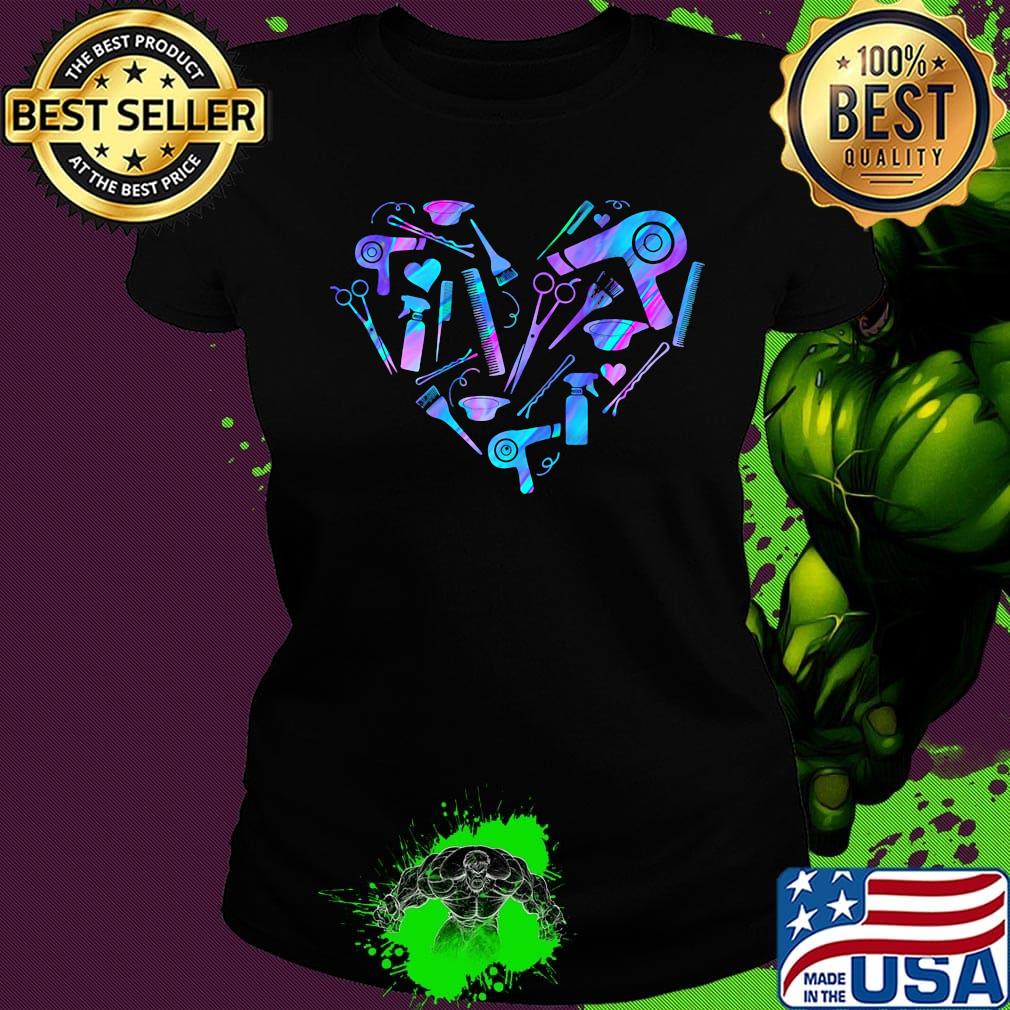 Official Hairdresser's heart Shirt Ladies tee Official Hairdresser's heart Shirt Ladies tee