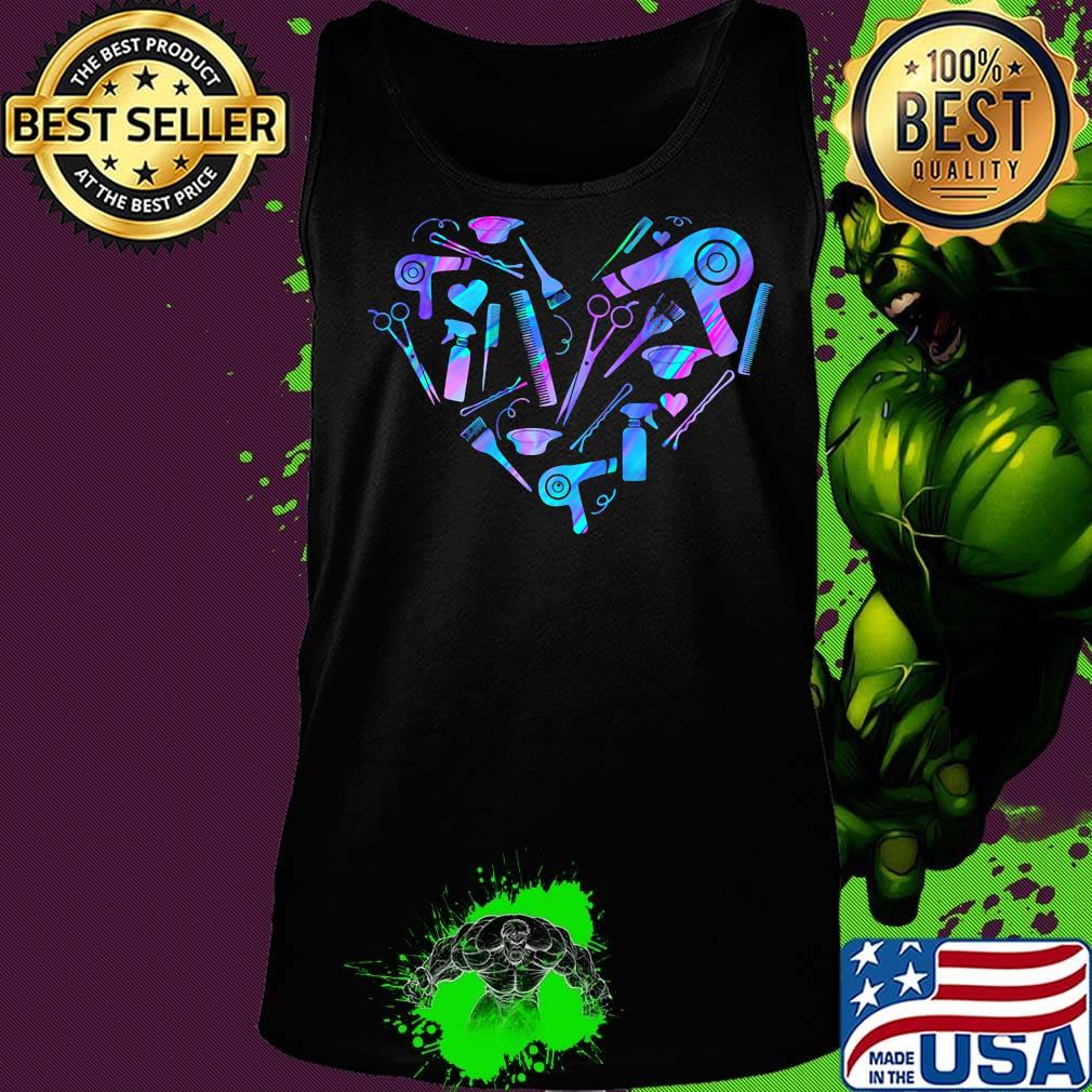 Official Hairdresser's heart Shirt Tank top Official Hairdresser's heart Shirt Tank top