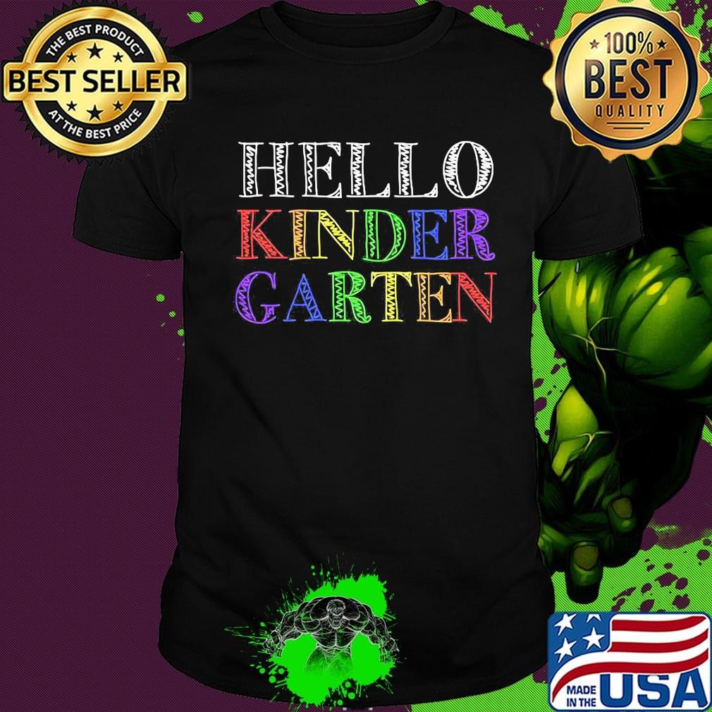 Official hello kinder garten shirt